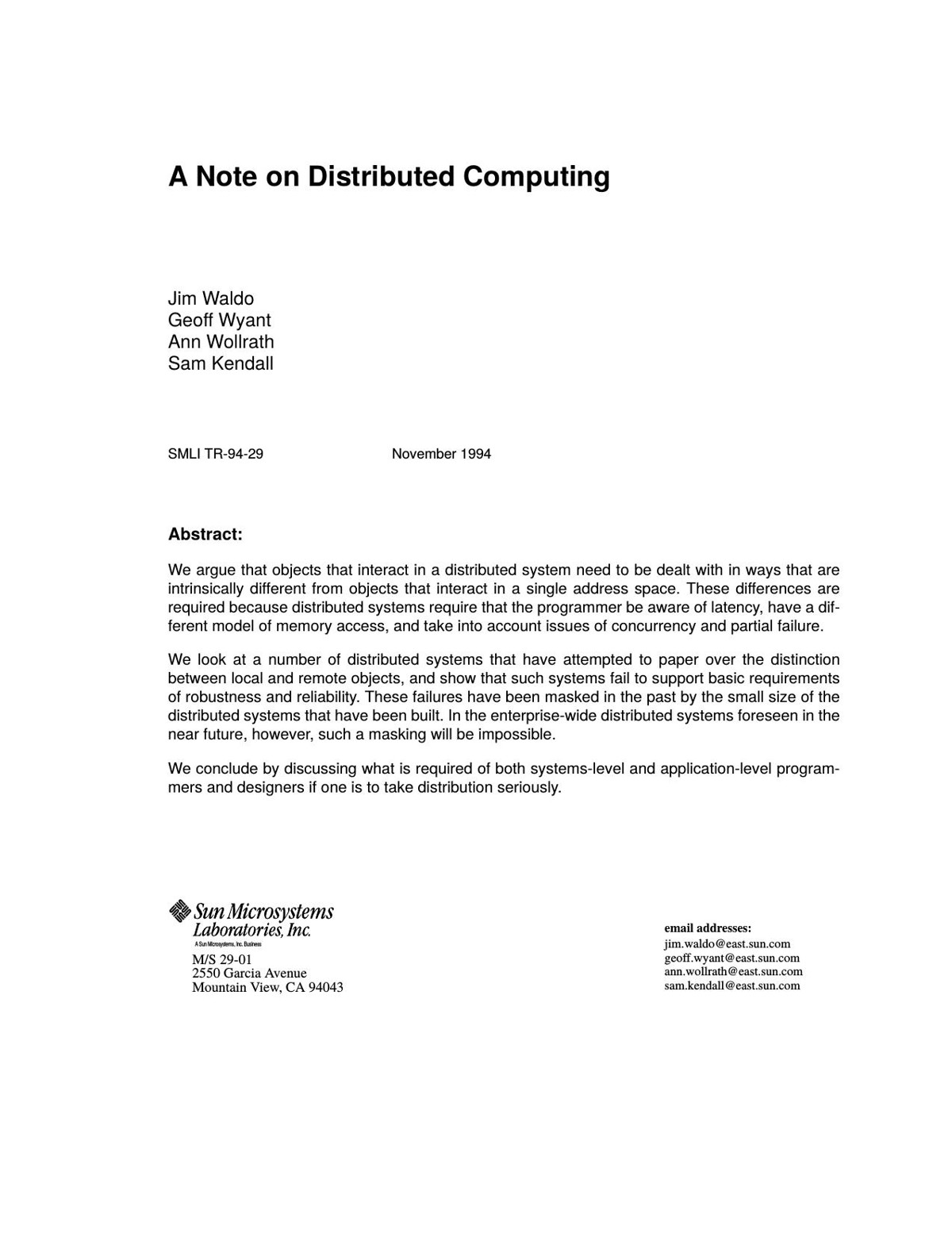 Network Distributed Computing: Fitscapes and Fallacies: Fitscapes and Fallacies
