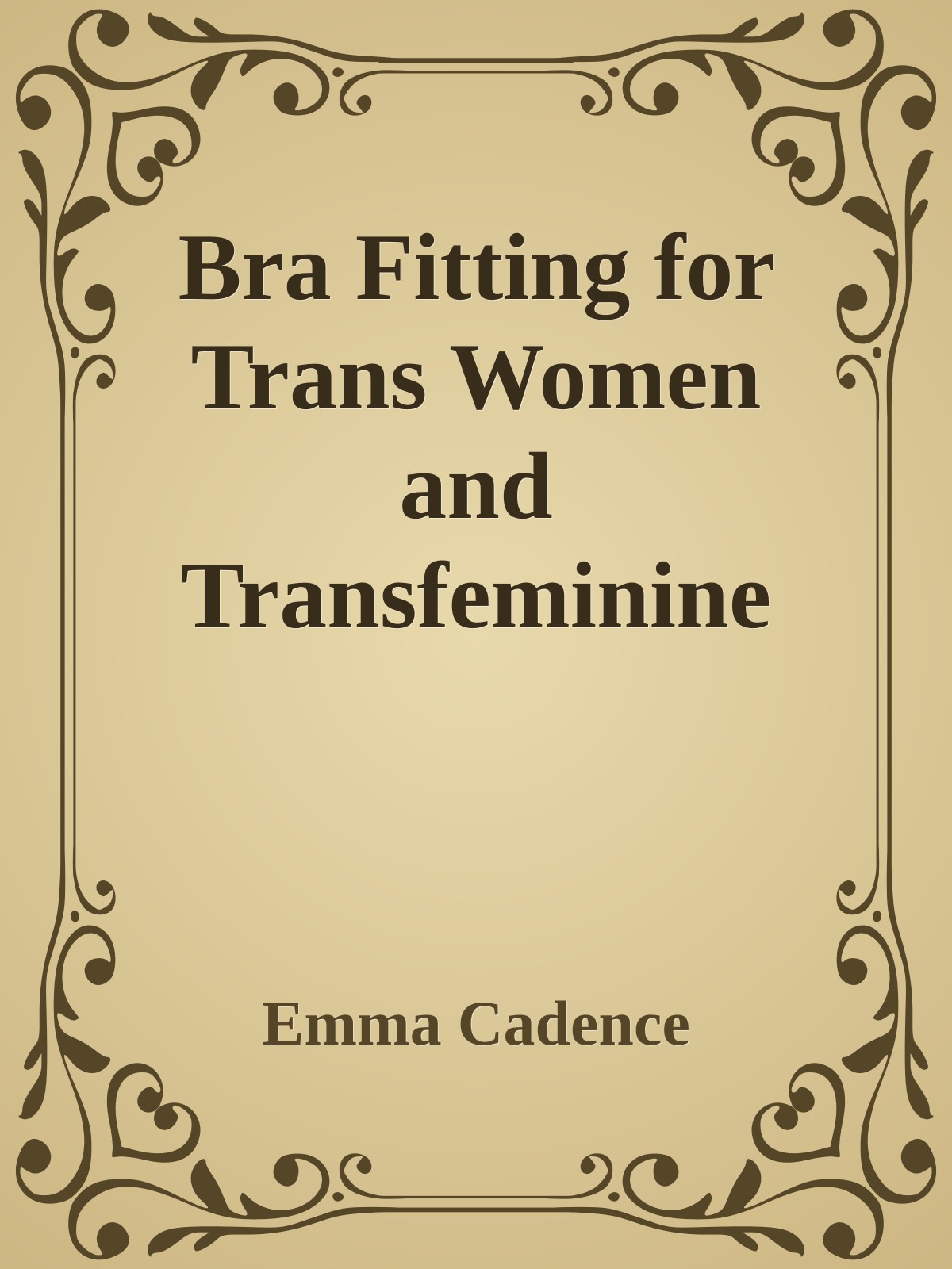 Bra Fitting for Trans Women and Transfeminine People