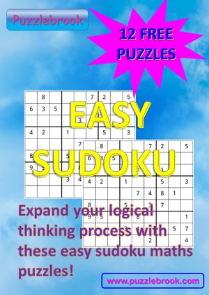 12 FREE PUZZLES EASY SUDOKU