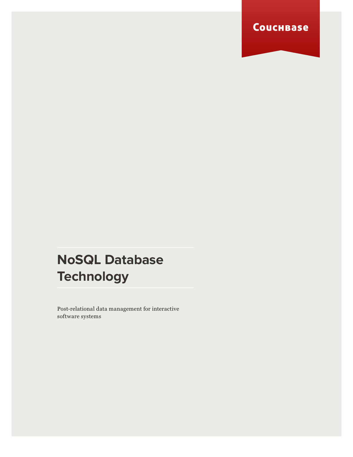 NoSQL-Whitepaper