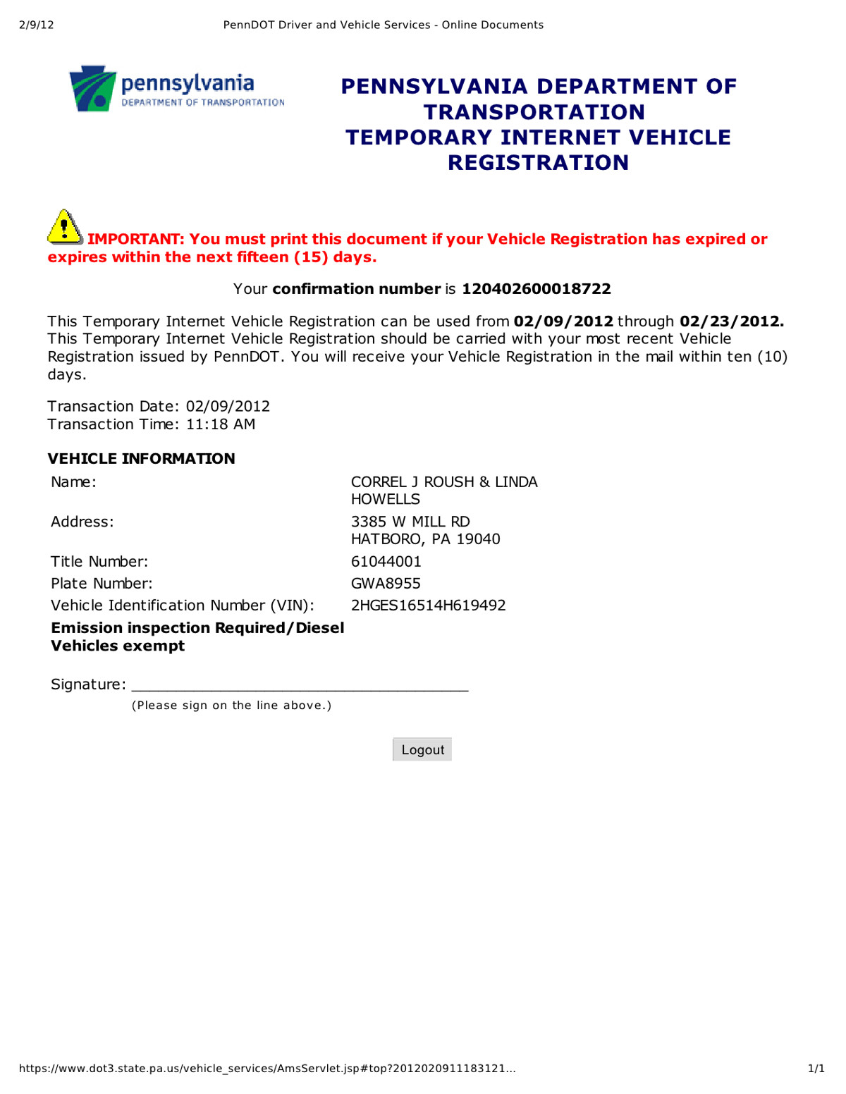 PennDOT Driver and Vehicle Services