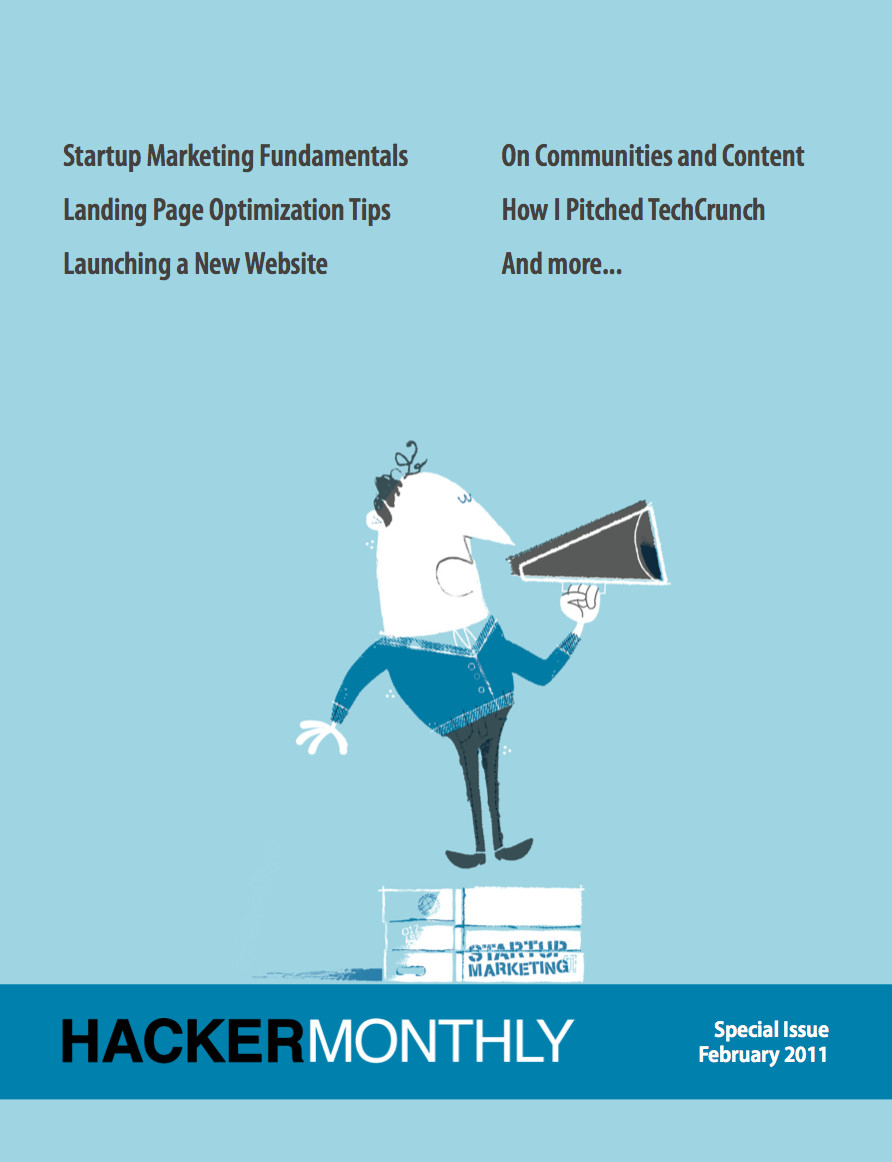 Hacker Monthly Startup Marketing